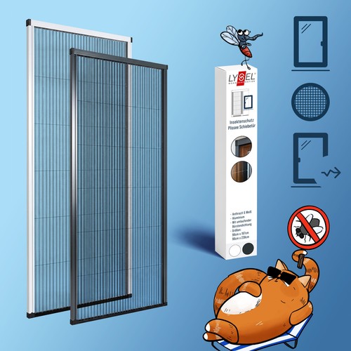 Fliegengitter tür plisseetür - fliegengitter,