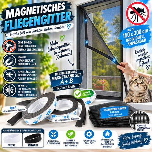 Magnet fliegengitter fenster - fliegengitter,